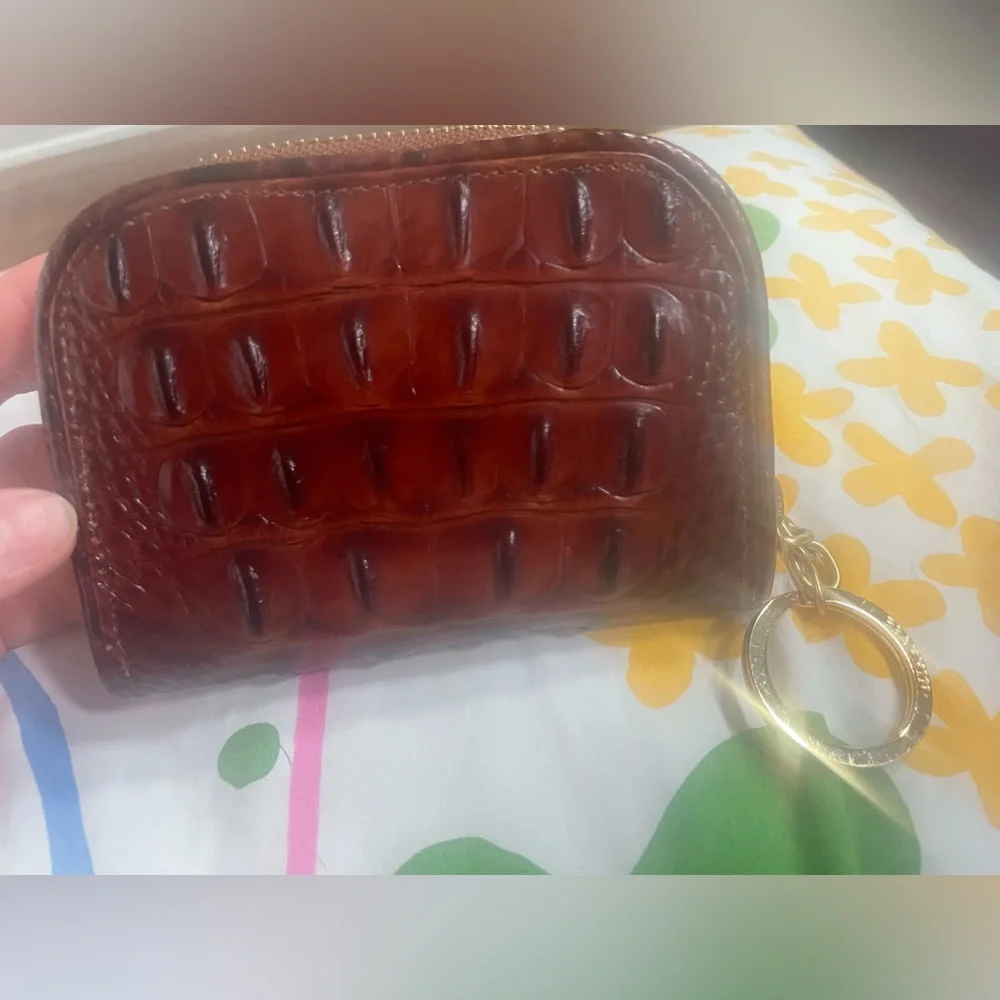Brahmin Pecan Melbourne Wallet Coin Purse 👛 - Picture 3 of 12